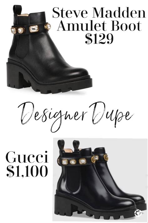 gucci slippers dupe|steve madden boots gucci dupe.